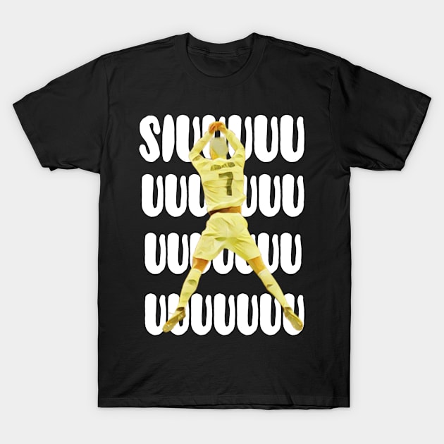 Cristiano Ronaldo siuuu T-Shirt by TshirtMA